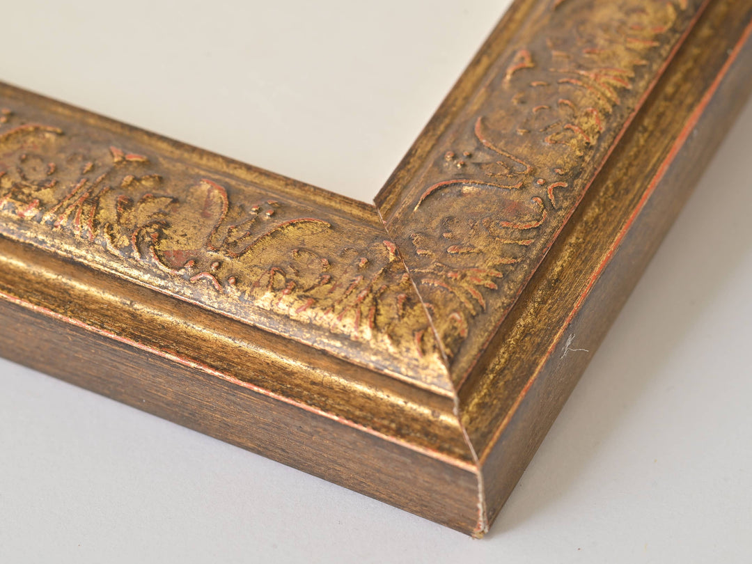 Antique Gold Finish With Red And Black Undertones - 9013GO