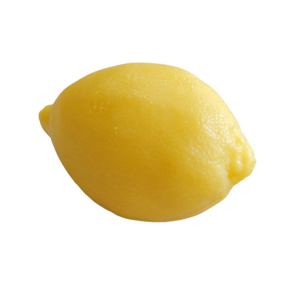 Soap in the shape and scent of real LEMON
