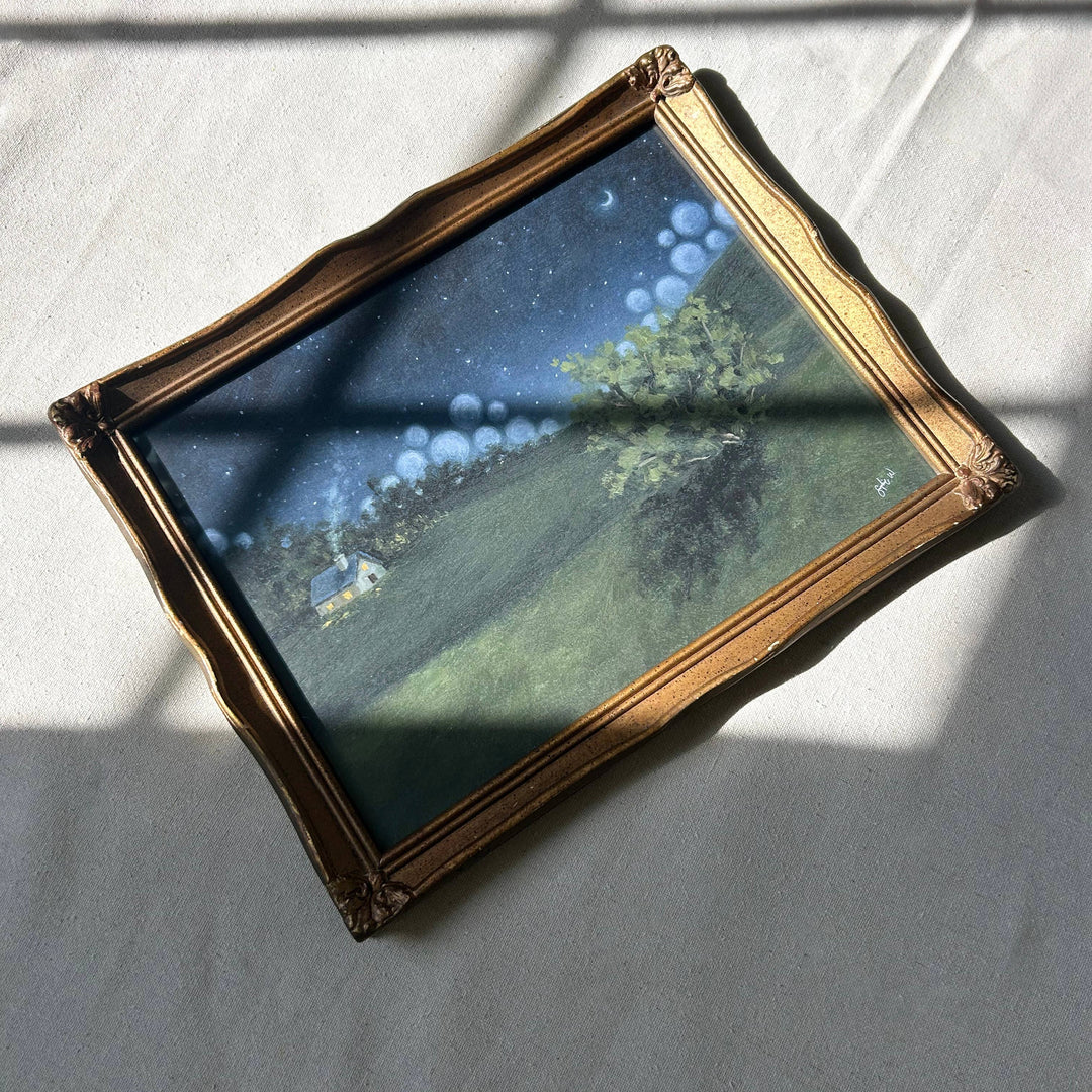 "Stories at Twilight" Fine Art Print (framed)