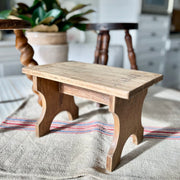 Vintage Primitive French Wooden Milking Stool