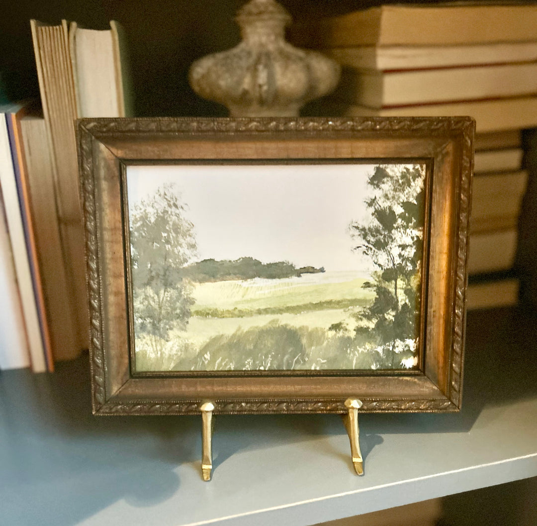 Came into sight (custom frame) 5x7”