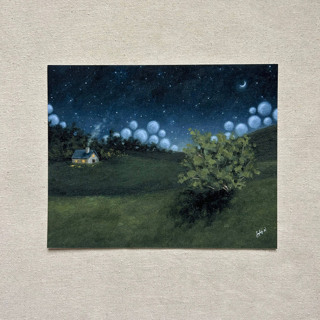 "Stories at Twilight" Fine Art Print (framed)
