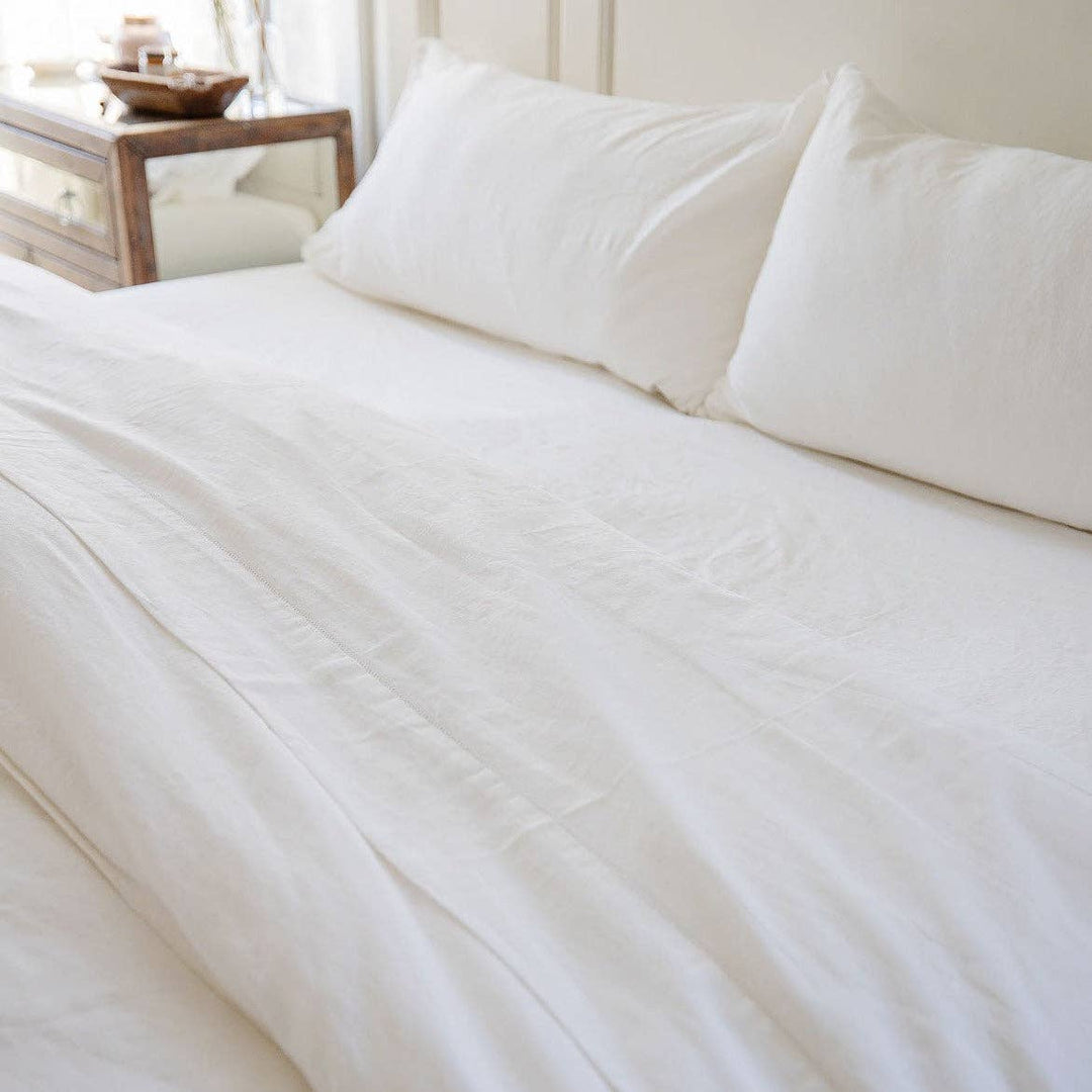 Signature Linen Cotton Blend Sheets