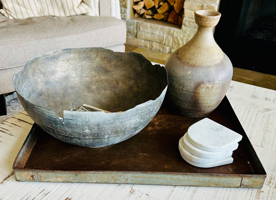 Antique Metal Tray