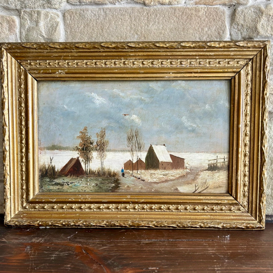 Oil on Board - L’Hiver