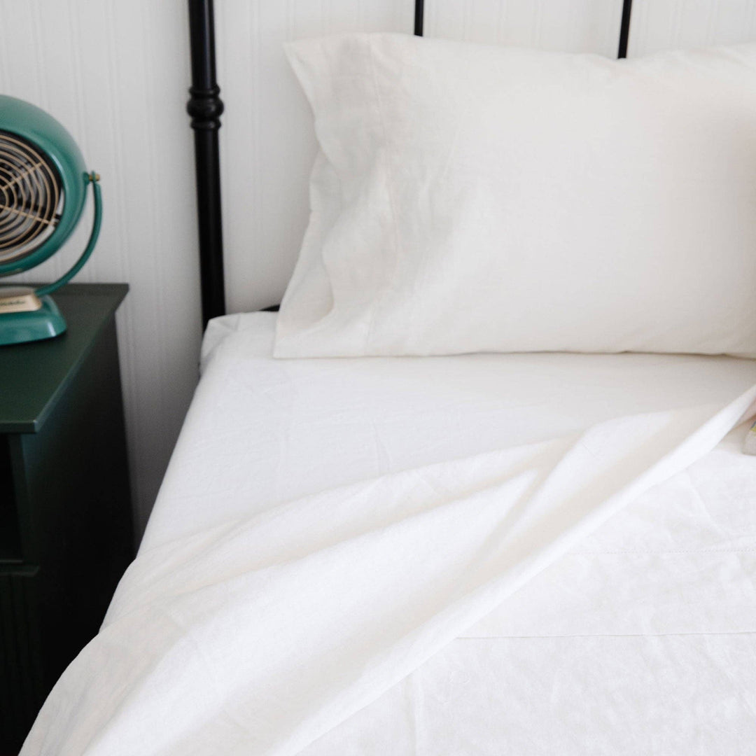 Signature Linen Cotton Blend Sheets