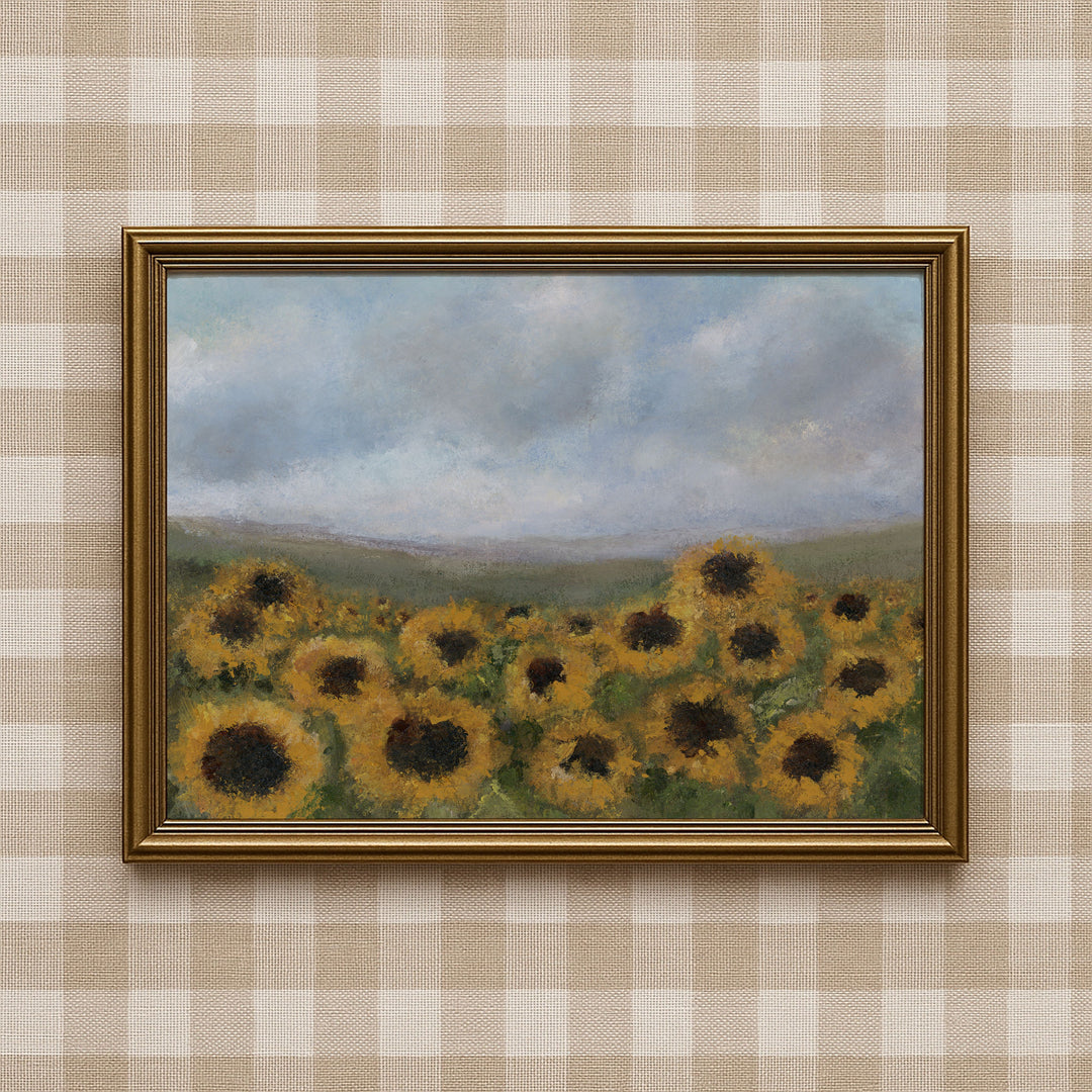 Sunflower Field (framed)