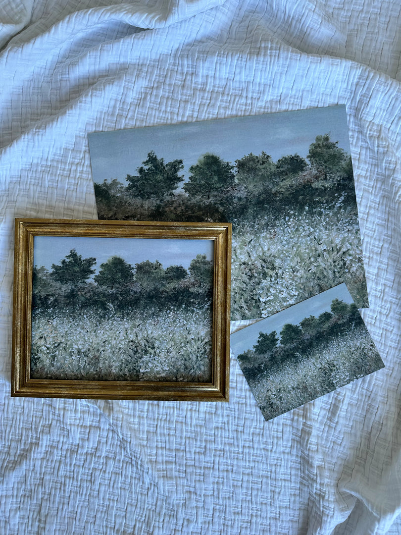 Hillside (framed) 8x10”