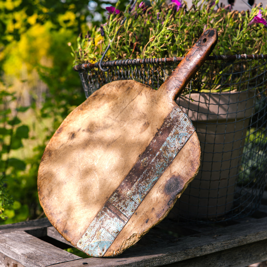 Antique French bread board (pain de campagne bread)