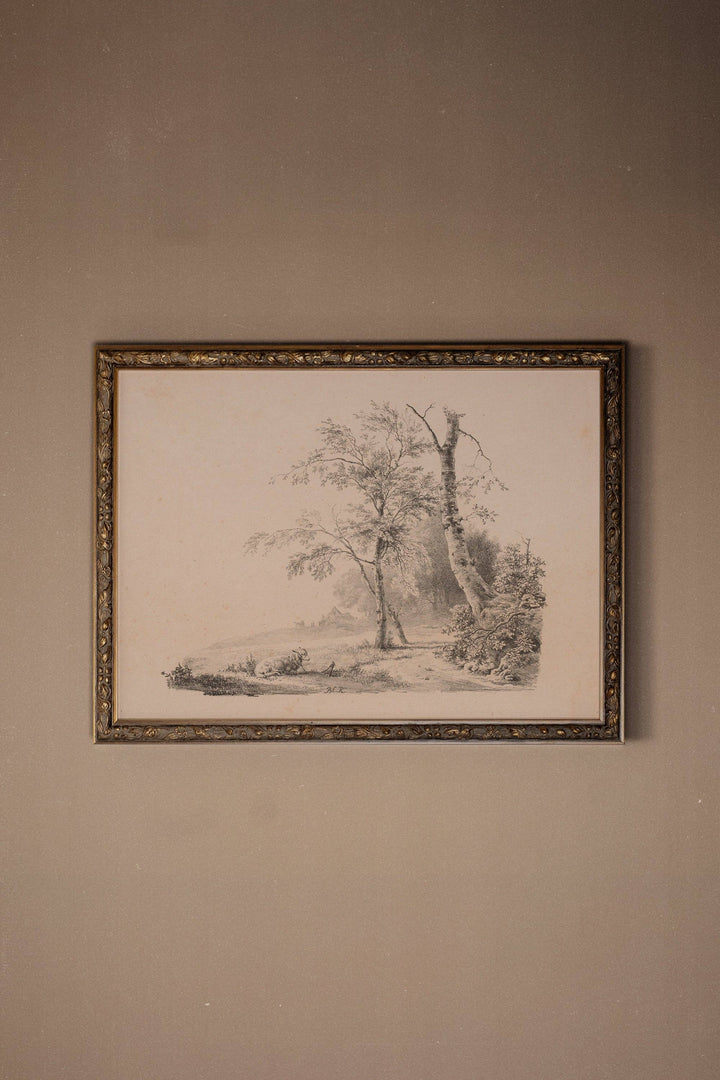 SKETCH FROM THE PAST, VINTAGE BRONZE FRAME