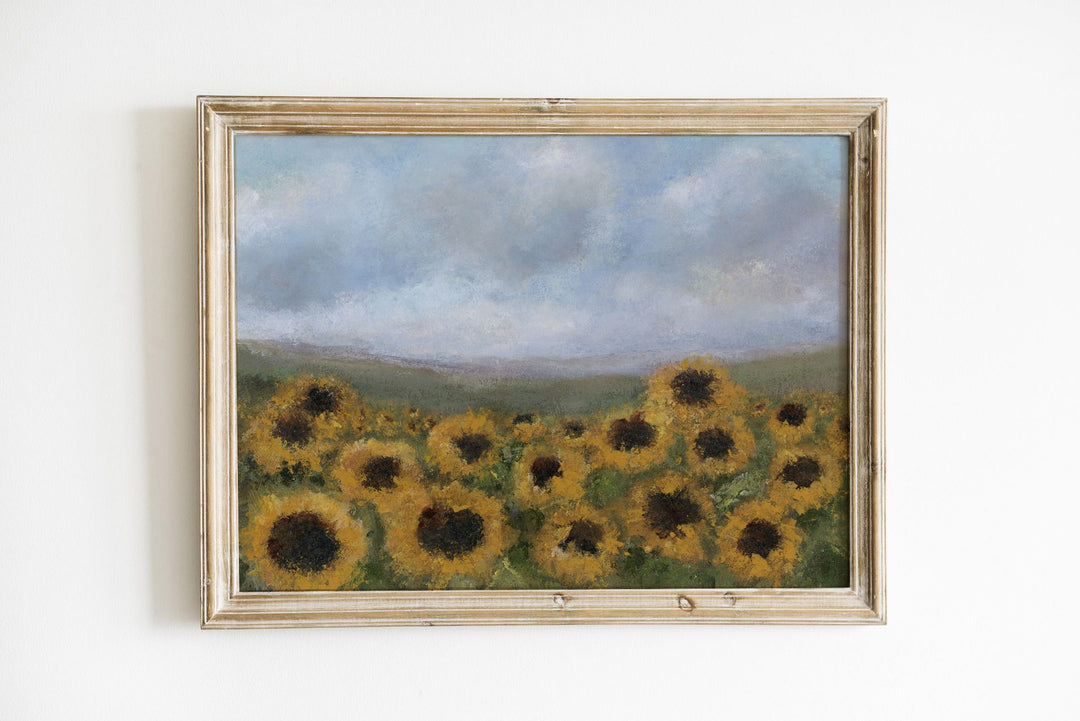 Sunflower Field (framed)