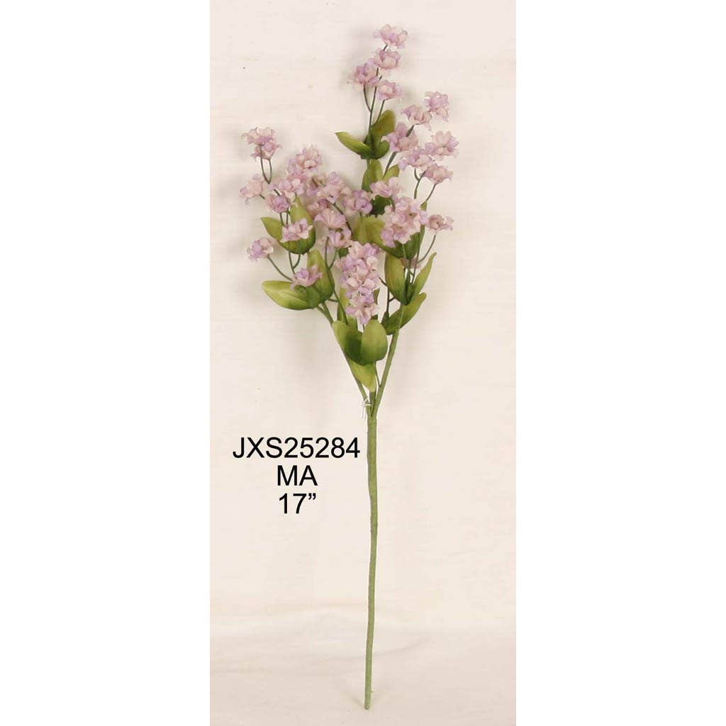 Rustic Country 17" faux Lilac spray