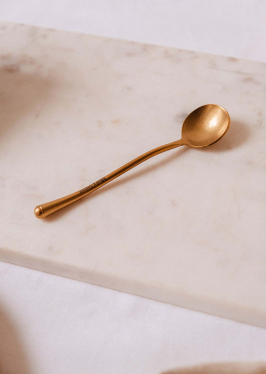 The Golden Touch – Delicate Gold Teaspoon