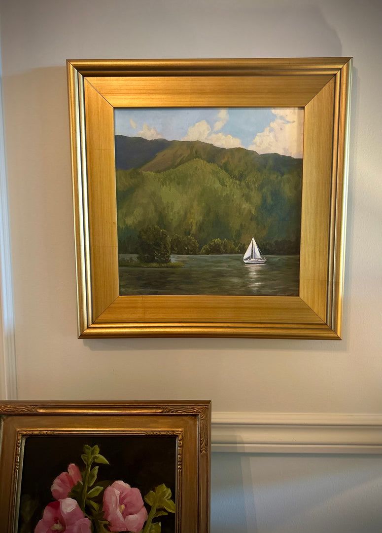 Sailing-original (framed) art by Jacob Mark