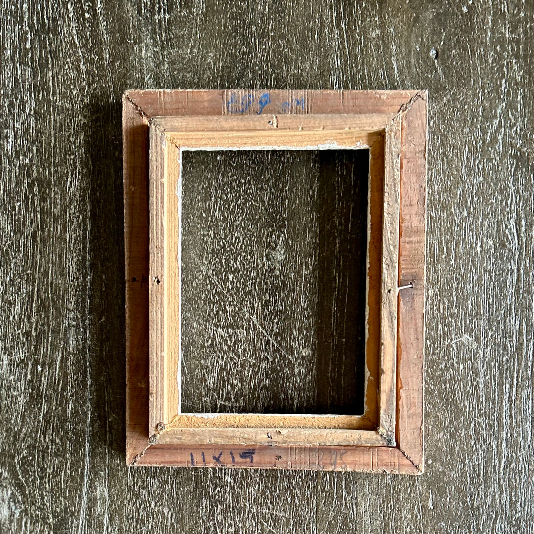 Petite antique wooden frame