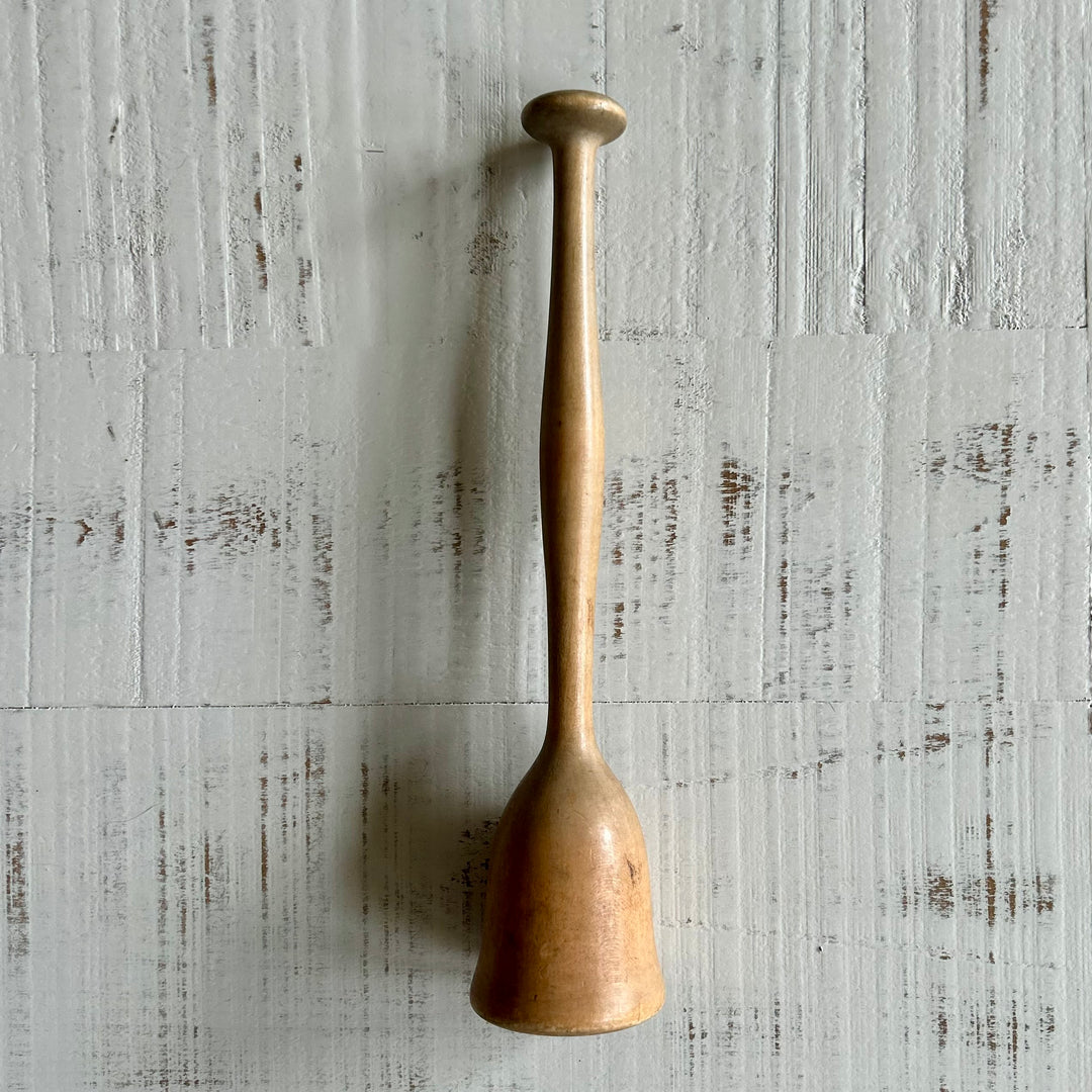 Antique wooden mashers
