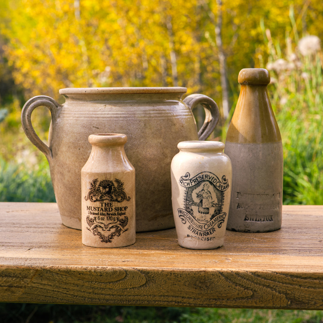 Antique Stoneware ginger beer bottle