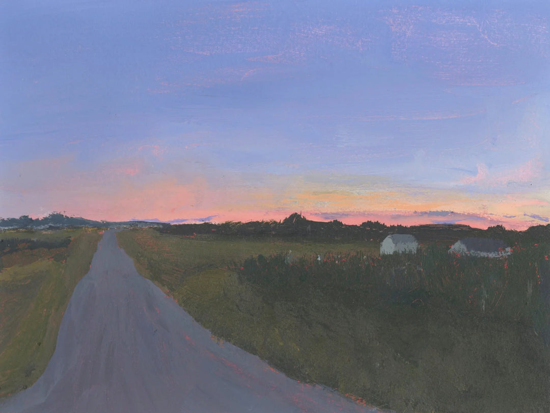 Homeward glow (custom frame) 12x16”