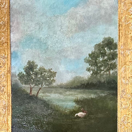 Bless the ducks - acrylic on paper