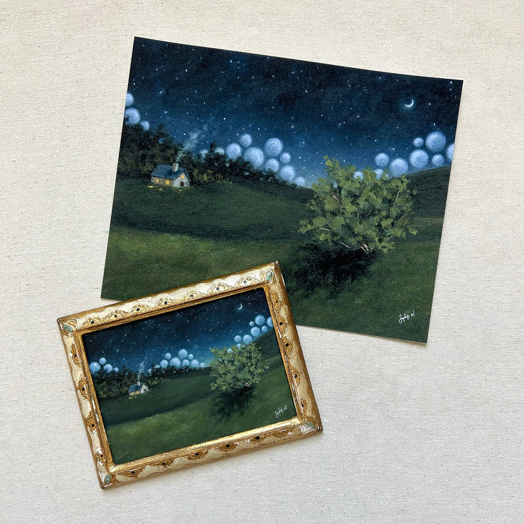 "Stories at Twilight" Fine Art Print (framed)