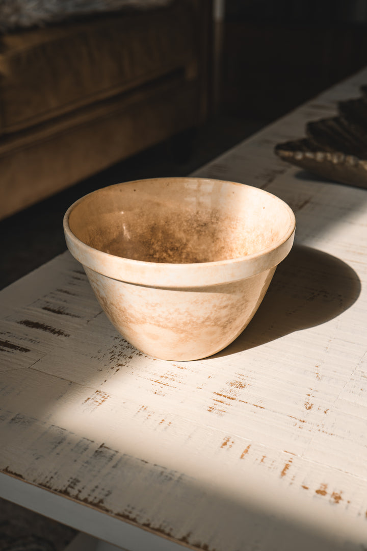 Antique Stoneware Mixing Bowl