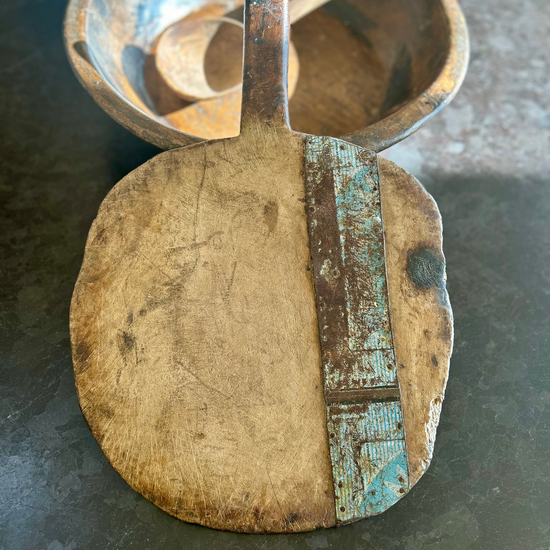 Antique French bread board (pain de campagne bread)
