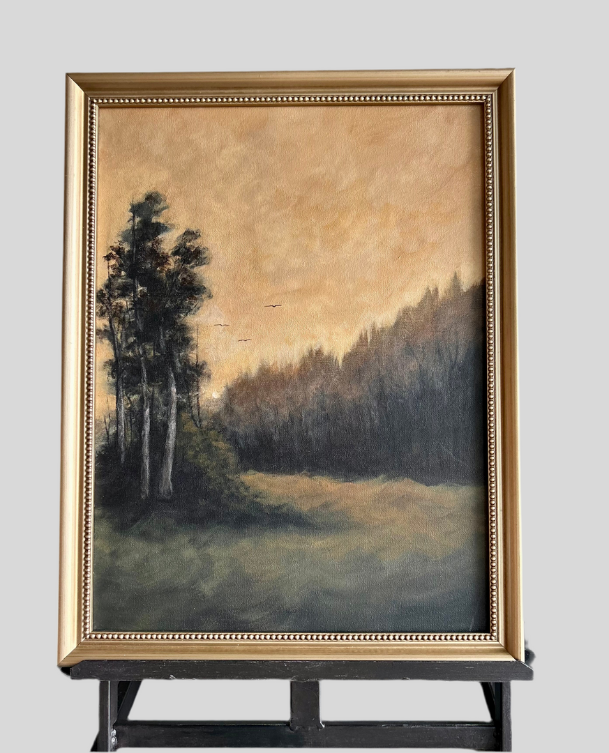 Ray of Hope-Framed Original Acrylic on canvas 12x16”