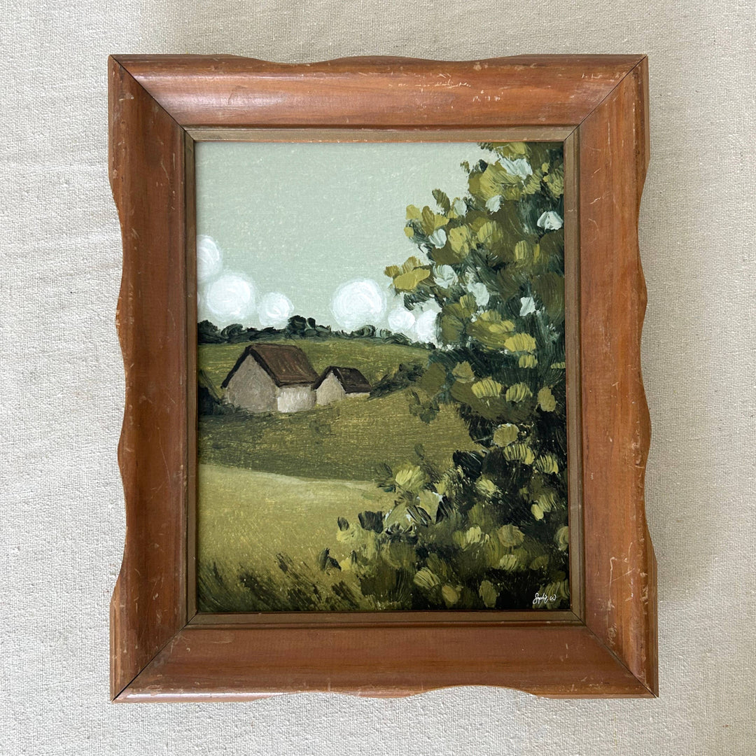 "Villas on the Green" Fine Art Print (Framed)
