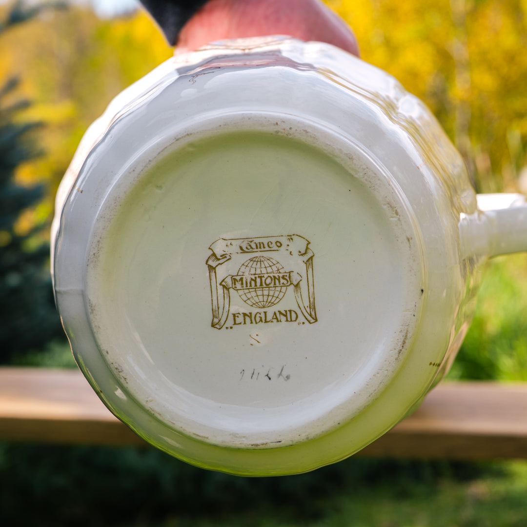 Antique Mintons English pitcher & basin