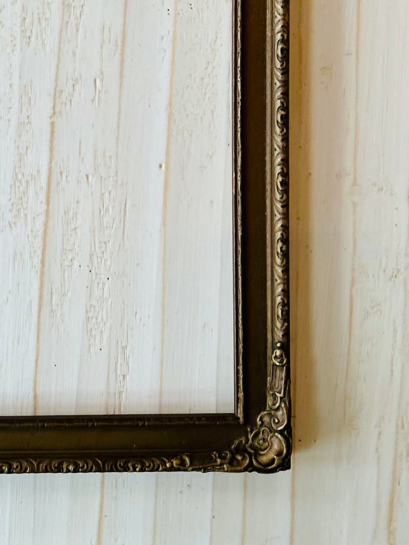 Antique dark gold frame