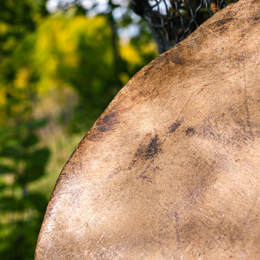 Antique French bread board (pain de campagne bread)