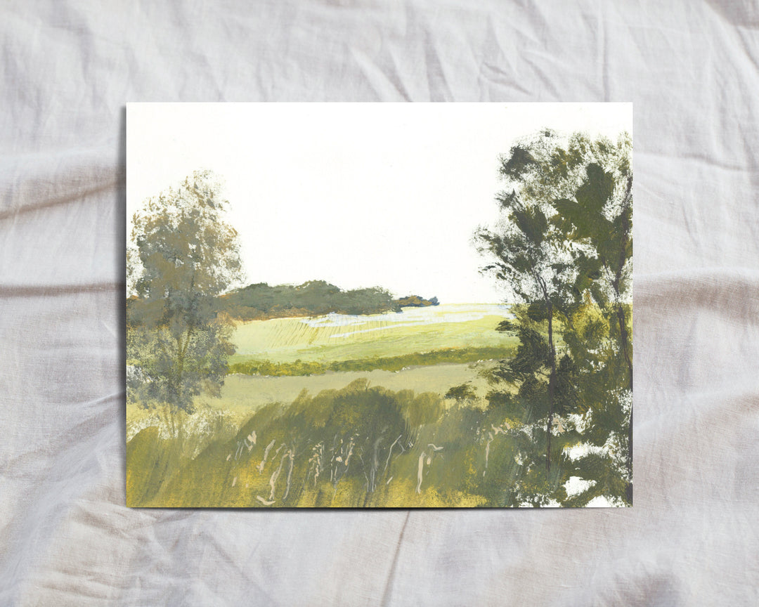 Came into sight (custom frame) 5x7”