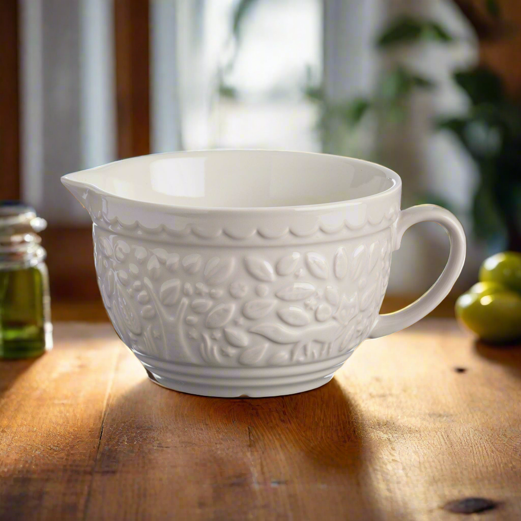 Mason Cash Forest Batter Bowl Cream Owl 2l/67oz 24x11cm