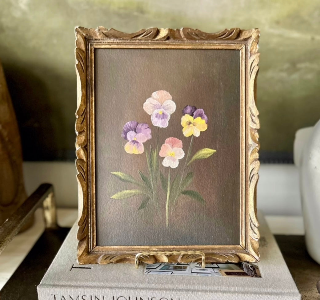 Original oil on canvas in Antique frame