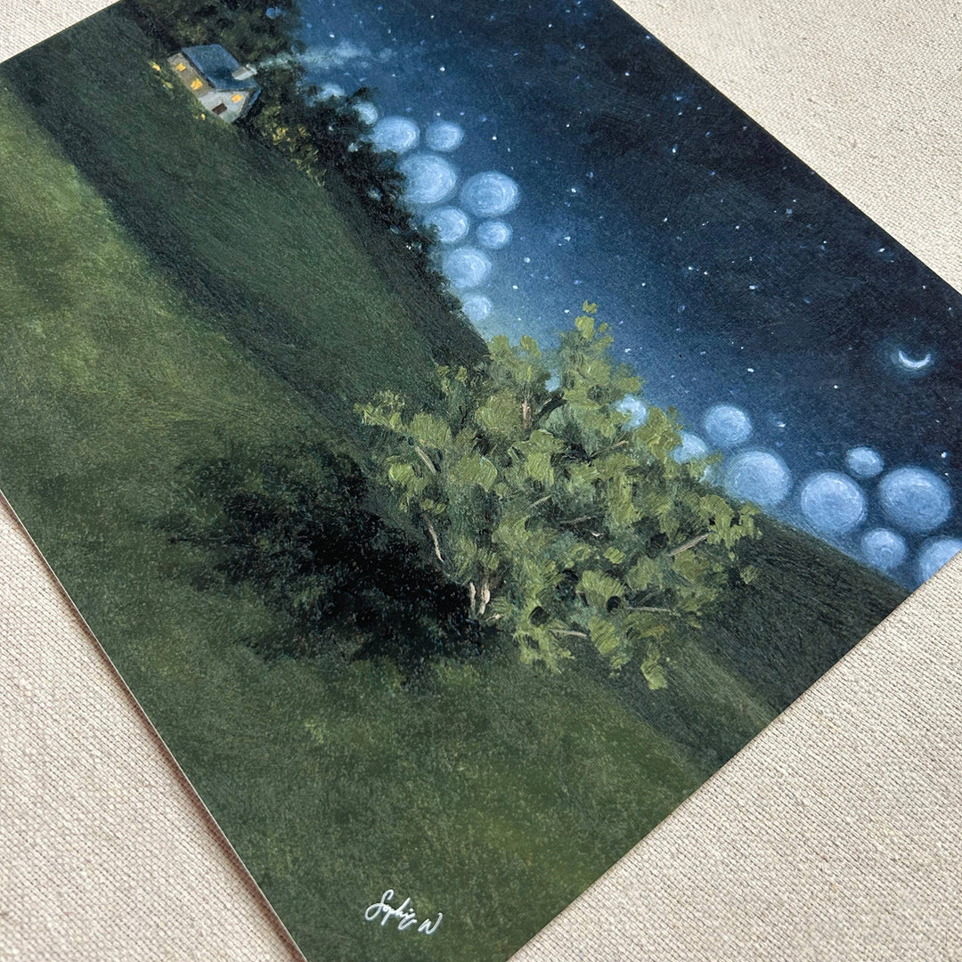 "Stories at Twilight" Fine Art Print (framed)