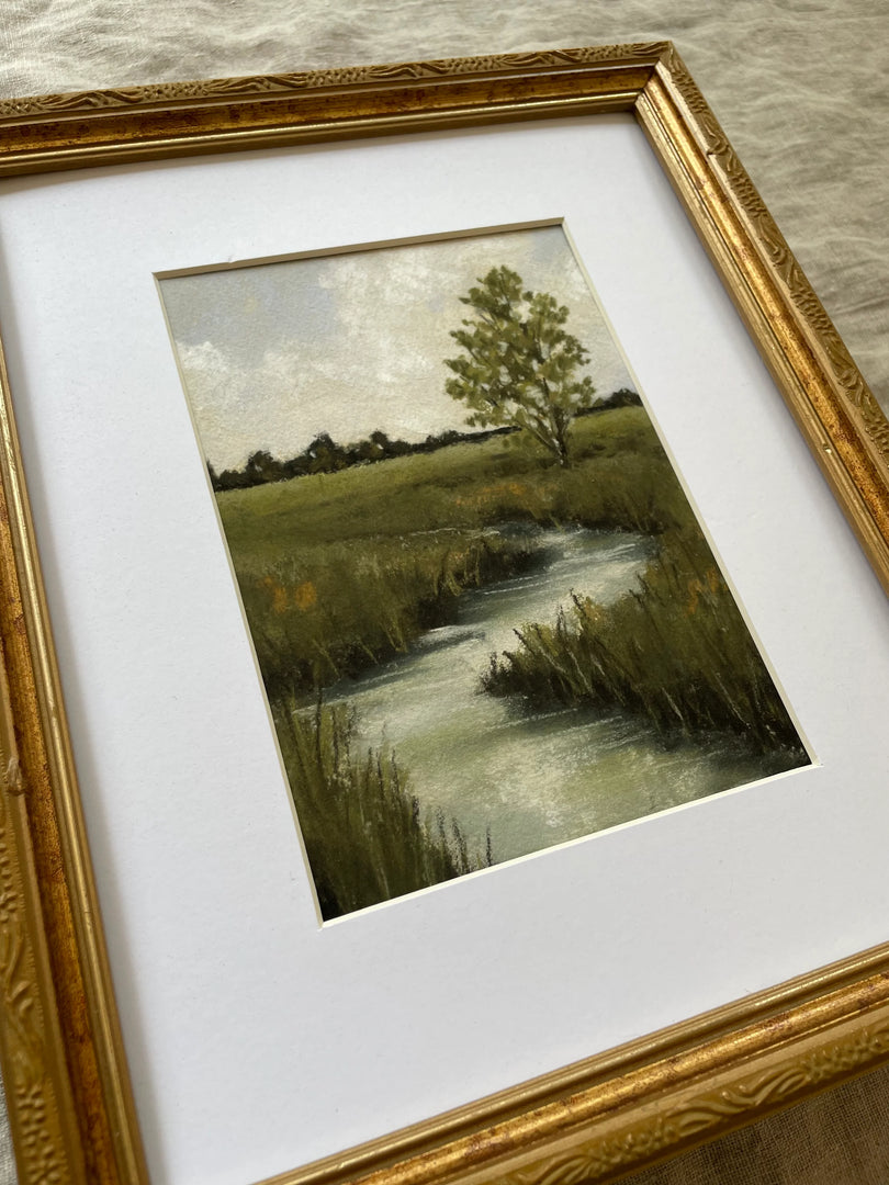 Quiet bend (framed)