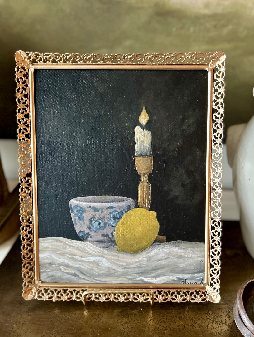 Candlelight-Framed Original 8x10”