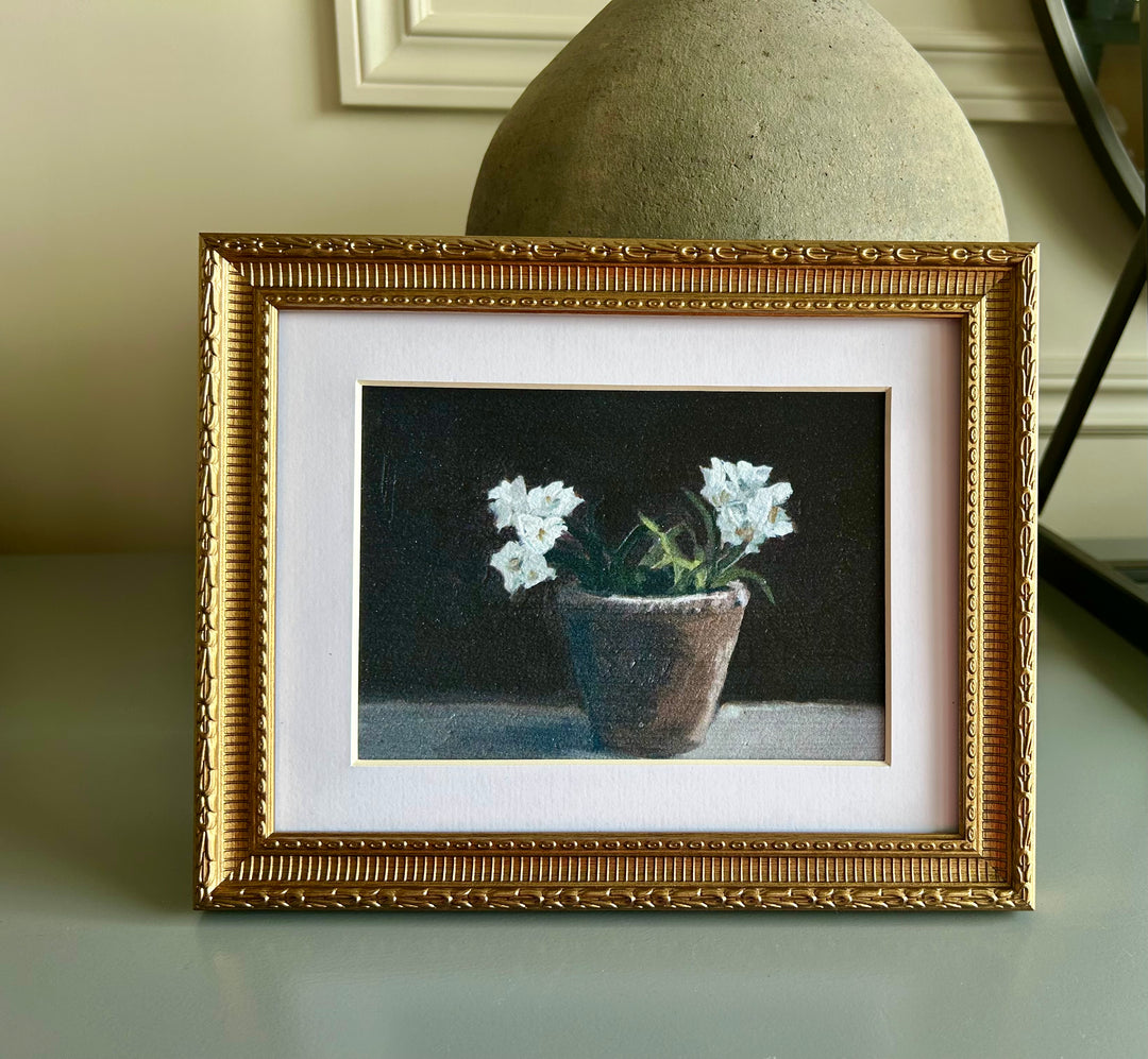 “April’s Embrace” (Framed) 5x7”