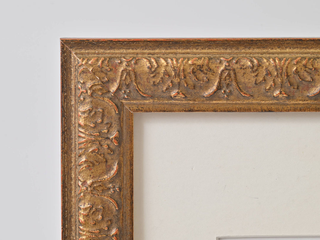 Antique Gold Finish With Red And Black Undertones - 9013GO