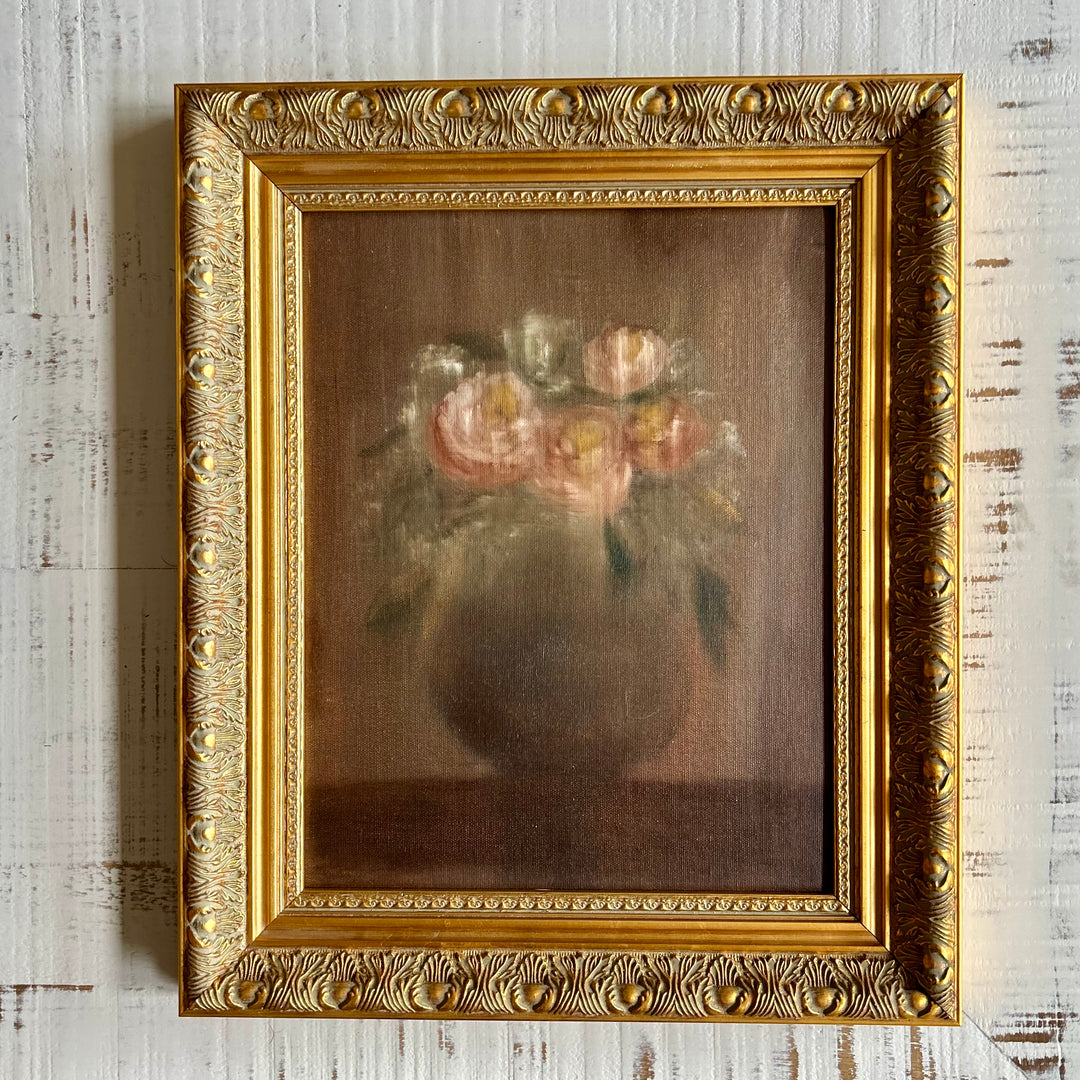 Blossoming roses-original oil on canvas