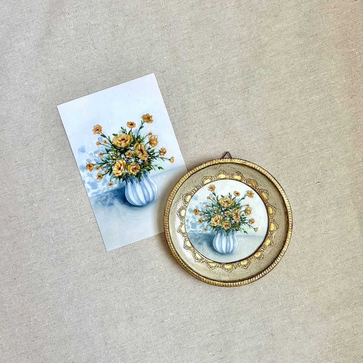 "Marigolds" Fine Art Print (framed)
