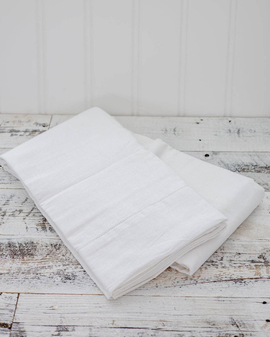 Signature Linen Cotton Blend Sheets