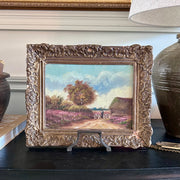 Shepherd’s Path Through the Heather - oil on board