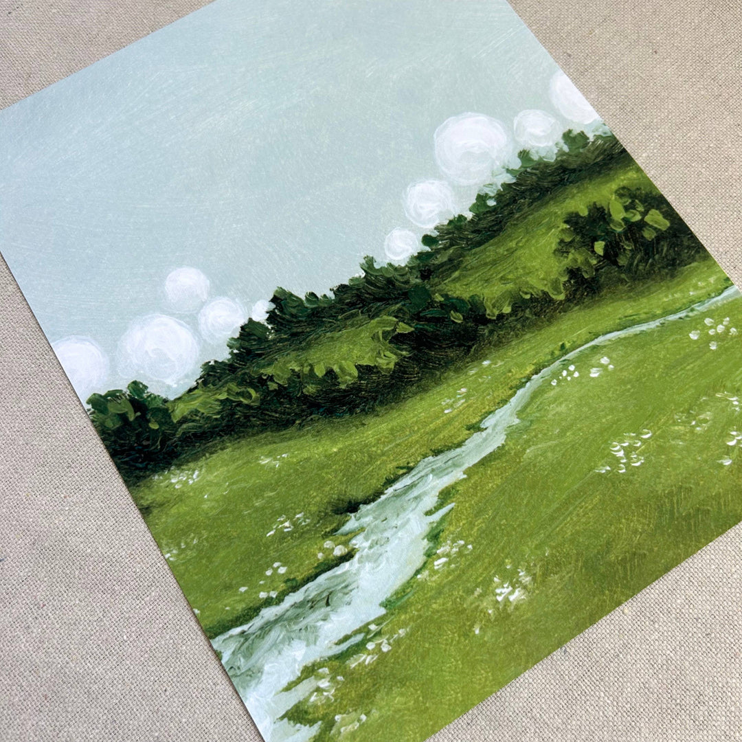 "Ebb and Bloom" Fine Art Print (framed)