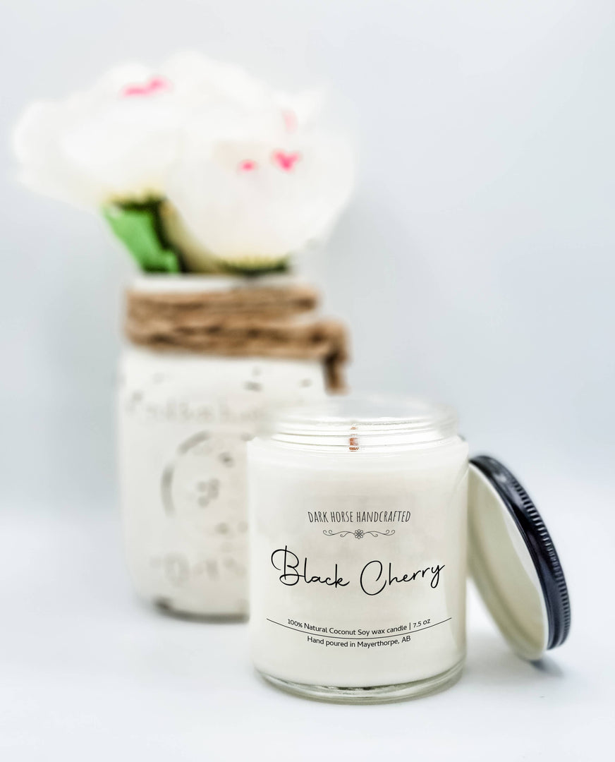 Black Cherry - 100% Natural Coconut Soy Wax Candle