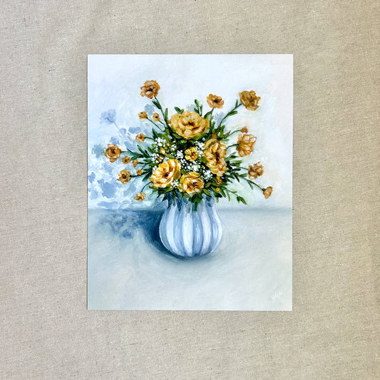 "Marigolds" Fine Art Print (framed)
