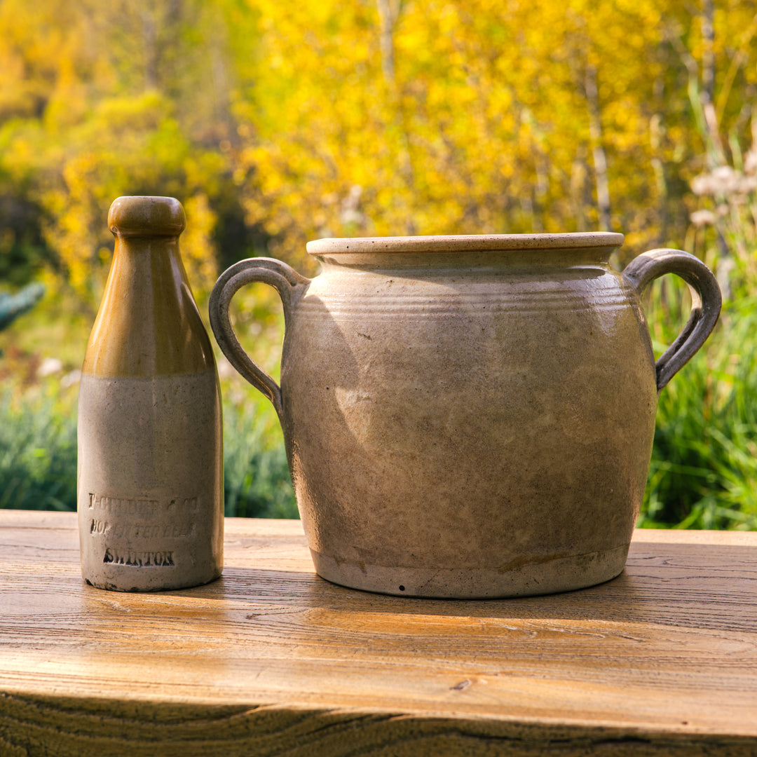 Antique Stoneware ginger beer bottle