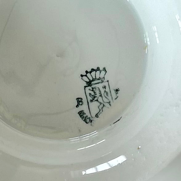 Antique French White Ironstone Pedestal Tureen with Lid & Ladle Circa 1880–1920