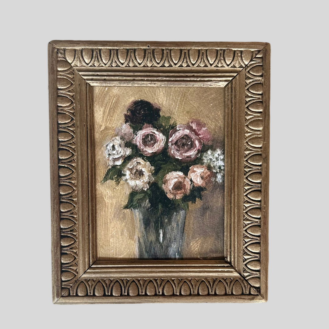 Floral set in vintage frames