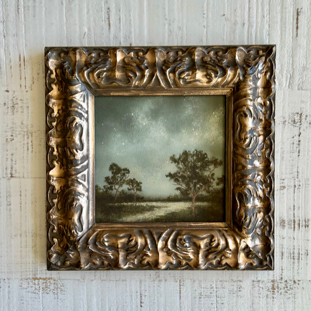 Drifting By The Stars-Framed Fine Art Print 8x8”